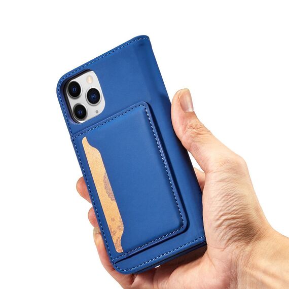 Magnet Card Case for iPhone 12 cover card wallet card stand blue | Techbox