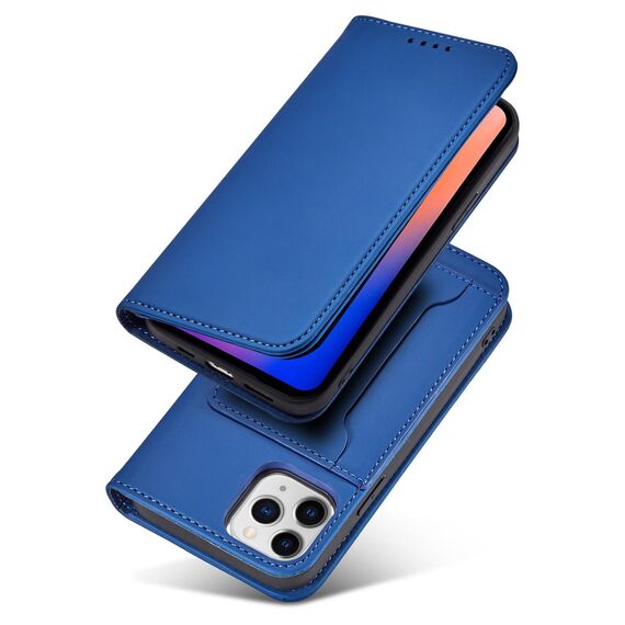 Magnet Card Case for iPhone 12 Pro Max Pouch Card Wallet Card Holder Blue - Apple Cases - Cases - Techbox