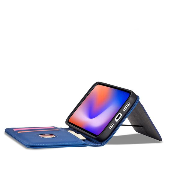 Magnet Card Case for iPhone 12 Pro Max Pouch Card Wallet Card Holder Blue - Apple Cases - Cases - Techbox