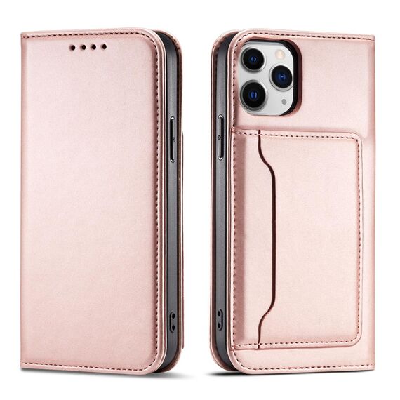 Magnet Card Case for iPhone 12 Pro Max Pouch Card Wallet Card Holder Pink | Techbox