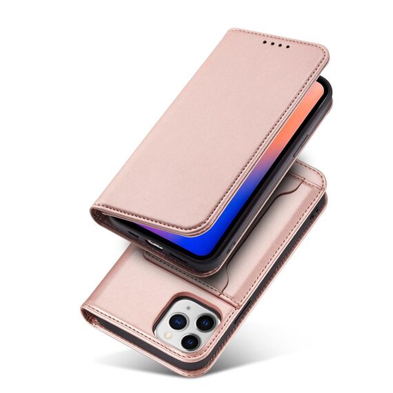 Magnet Card Case for iPhone 12 Pro Max Pouch Card Wallet Card Holder Pink | Techbox