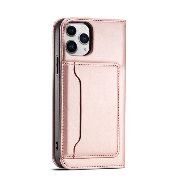 Magnet Card Case for iPhone 12 Pro Max Pouch Card Wallet Card Holder Pink | Techbox