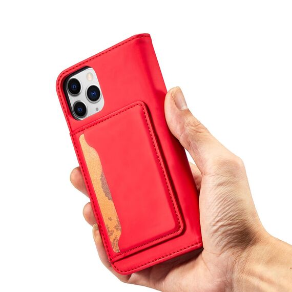Magnet Card Case for iPhone 12 Pro Max Pouch Card Wallet Card Holder Red | Techbox