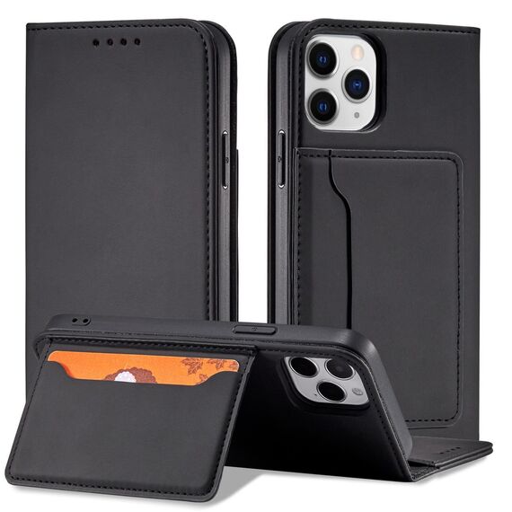 Magnet Card Case for iPhone 12 Pro Pouch Card Wallet Card Holder Black | Techbox