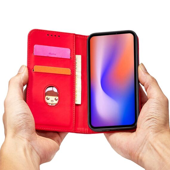 Magnet Card Case for iPhone 12 Pro Pouch Card Wallet Card Holder Red - Apple Cases - Cases - Techbox