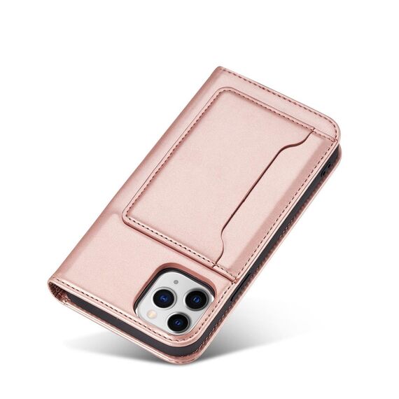 Magnet Card Case for iPhone 12 Pro Pouch Card Wallet Card Holder Pink - Apple Cases - Cases - Techbox