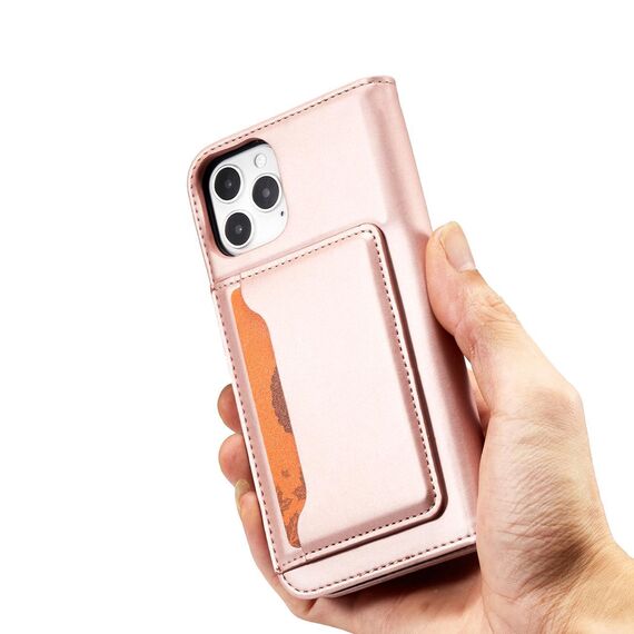 Magnet Card Case for iPhone 12 Pro Pouch Card Wallet Card Holder Pink - Apple Cases - Cases - Techbox
