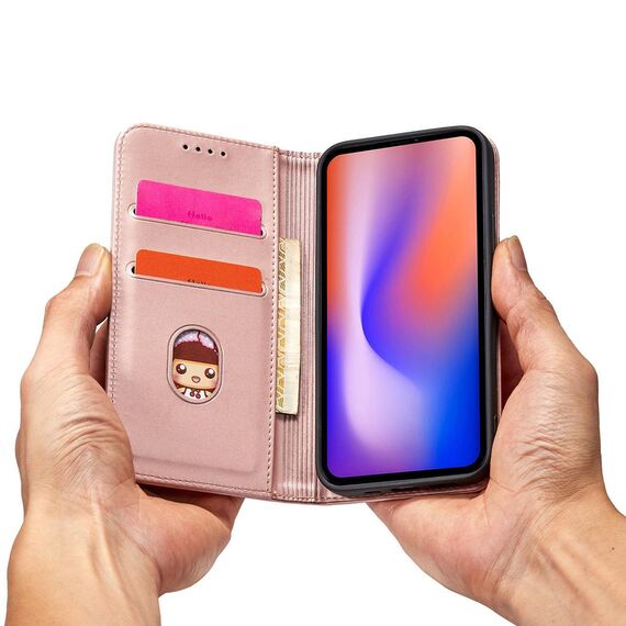 Magnet Card Case for iPhone 12 Pro Pouch Card Wallet Card Holder Pink - Apple Cases - Cases - Techbox