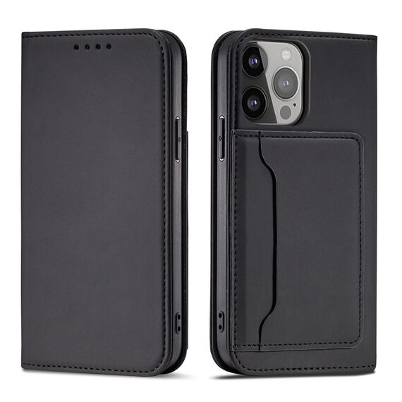 Magnet Card Case for iPhone 13 Pro Max Pouch Card Wallet Card Holder Black - Apple Cases - Cases - Techbox