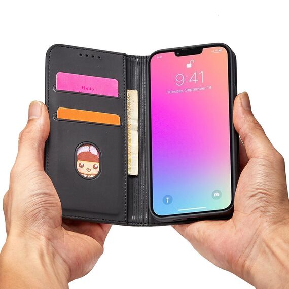 Magnet Card Case for iPhone 13 Pro Pouch Card Wallet Card Holder Black - Apple Cases - Cases - Techbox