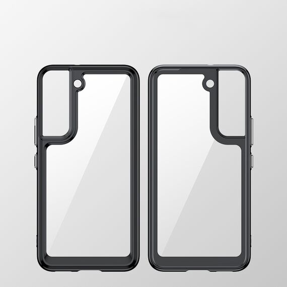 Outer Space Case Cover for Samsung Galaxy S22 + (S22 Plus) Hard Cover with Gel Frame Red - Samsung Cases - Cases - Techbox
