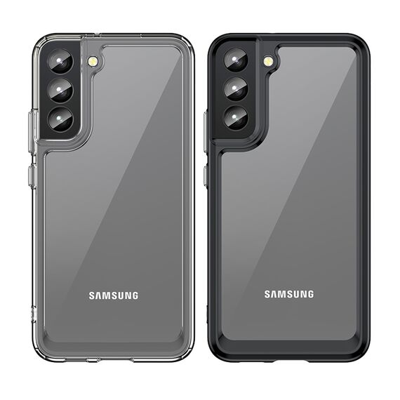 Outer Space Case Cover for Samsung Galaxy S22 + (S22 Plus) Hard Cover with Gel Frame Red - Samsung Cases - Cases - Techbox