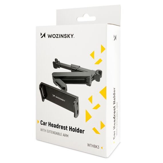 Wozinsky Adjustable Headrest Holder for Tablet or Phone Black (WTHBK3) | Techbox