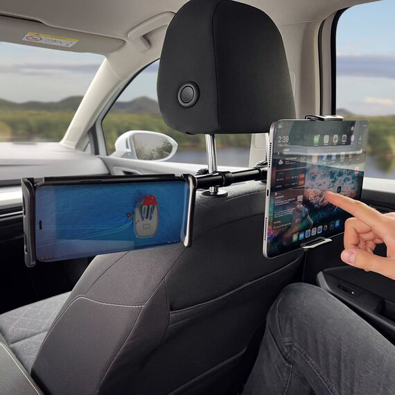 Wozinsky Double Headrest Car Phone Holder Black (WTHBK1) | Techbox
