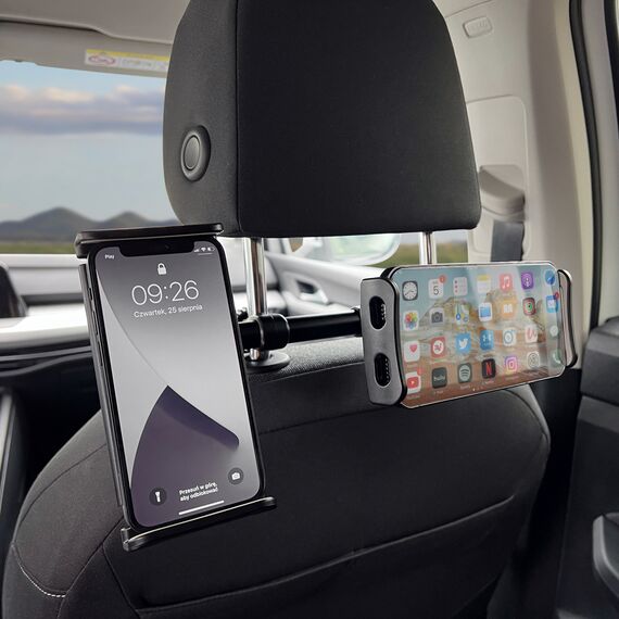 Wozinsky Double Headrest Car Phone Holder Black (WTHBK1) | Techbox