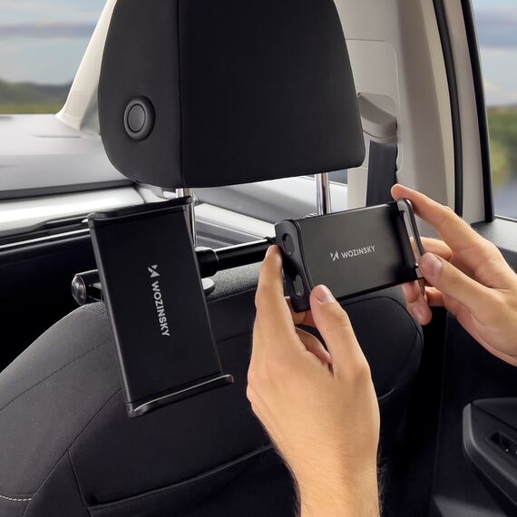 Wozinsky Double Headrest Car Phone Holder Black (WTHBK1) | Techbox