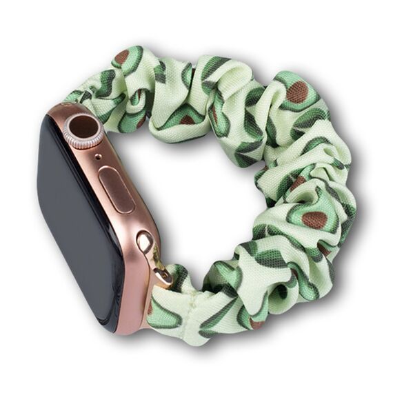 Fabric band for Apple Watch 42 / 44 / 45 mm strap bracelet rubber band - avocado | Techbox