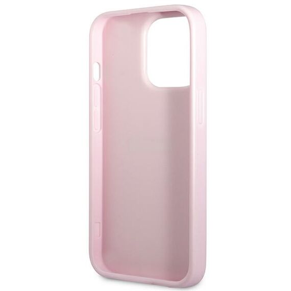 Guess GUHCP13LPSASBPU iPhone 13 Pro / 13 6.1" purple/purple Saffiano Hot Stamp &amp; Metal Logo | Techbox