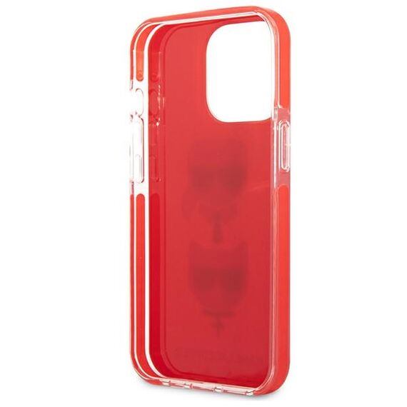 Karl Lagerfeld KLHCP13LTPE2TR iPhone 13 Pro / 13 6,1" hardcase czerwony/red Karl&Choupette Head | Techbox
