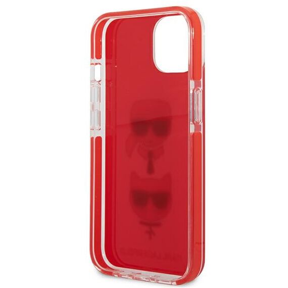 Karl Lagerfeld KLHCP13STPE2TR iPhone 13 mini 5,4" hardcase czerwony/red Karl&Choupette Head | Techbox