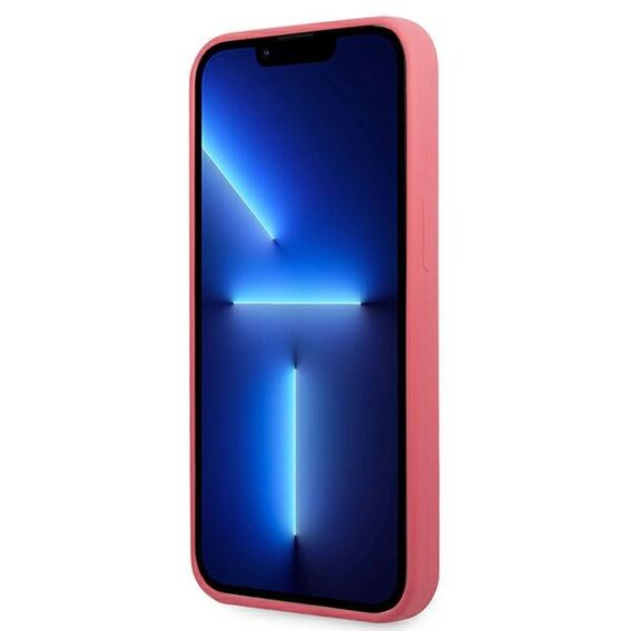 Karl Lagerfeld KLHCP13XSLMP1PI iPhone 13 Pro Max 6,7" hardcase fuksja/fuchsia Silicone Plaque | Techbox