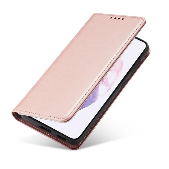 Magnet Card Case for Samsung Galaxy S22 + (S22 Plus) Pouch Wallet Card Holder Pink | Techbox