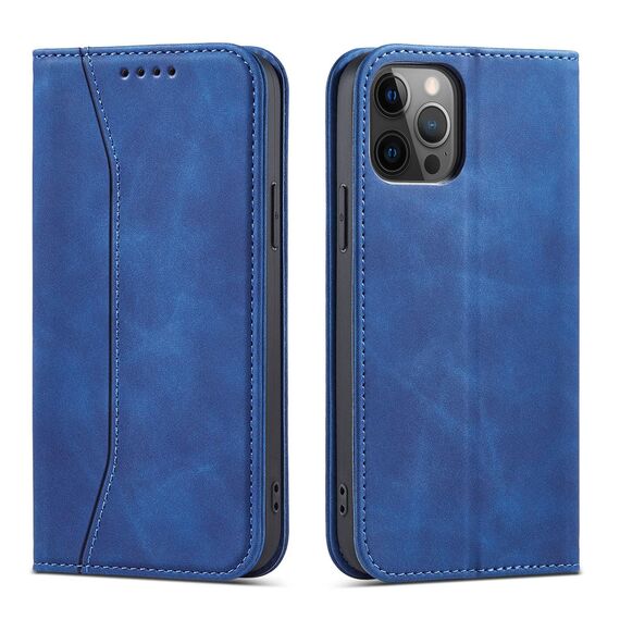 Magnet Fancy Case Case for iPhone 12 Pro Max Pouch Card Wallet Card Stand Blue - Apple Cases - Cases - Techbox