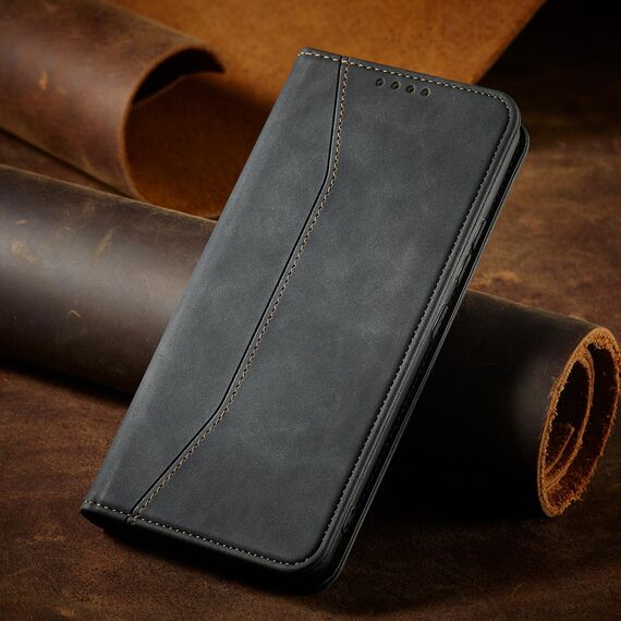 Magnet Fancy Case Case for Samsung Galaxy S22 + (S22 Plus) Pouch Wallet Card Holder Black | Techbox