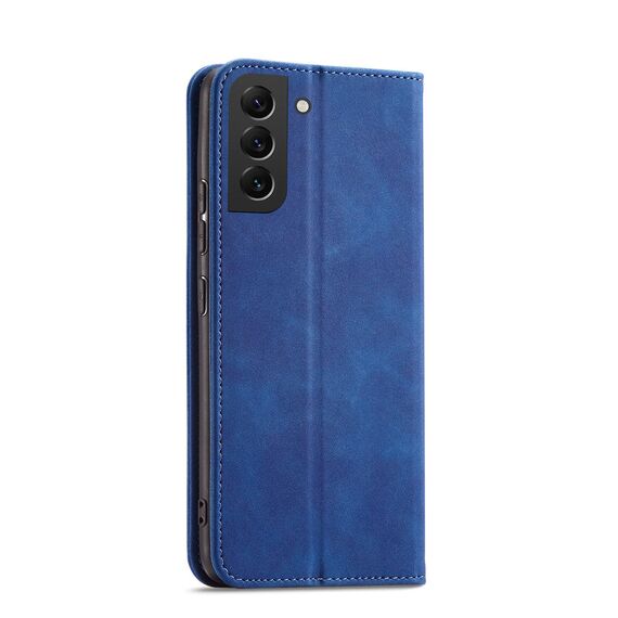 Magnet Fancy Case Case for Samsung Galaxy S22 + (S22 Plus) Pouch Wallet Card Holder Blue | Techbox