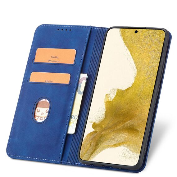 Magnet Fancy Case Case for Samsung Galaxy S22 + (S22 Plus) Pouch Wallet Card Holder Blue | Techbox