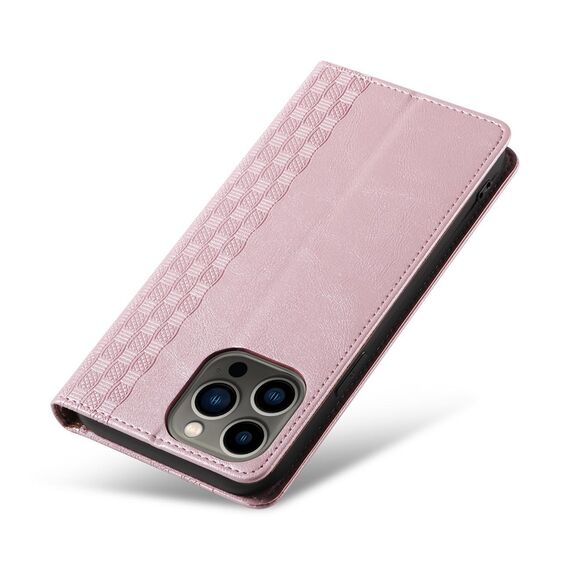 Magnet Strap Case Case for iPhone 13 Pro Max Pouch Wallet + Mini Lanyard Pendant Pink | Techbox