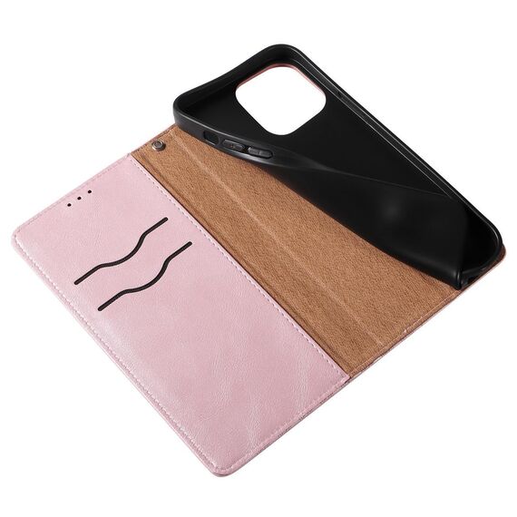 Magnet Strap Case Case for iPhone 13 Pro Max Pouch Wallet + Mini Lanyard Pendant Pink | Techbox