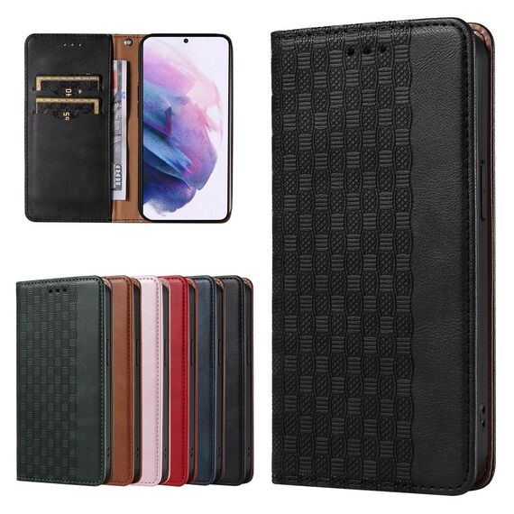Magnet Strap Case Case for Samsung Galaxy S22 + (S22 Plus) Pouch Wallet + Mini Lanyard Pendant Black | Techbox