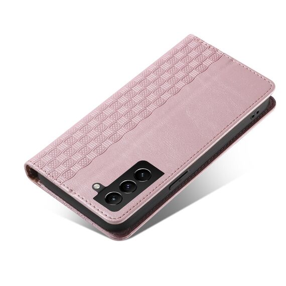 Magnet Strap Case Case for Samsung Galaxy S22 + (S22 Plus) Pouch Wallet + Mini Lanyard Pendant Pink - Samsung Cases - Cases - Techbox