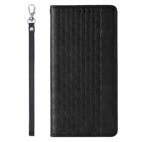 Magnet Strap Case for iPhone 12 Pro Max Pouch Wallet + Mini Lanyard Pendant Black | Techbox
