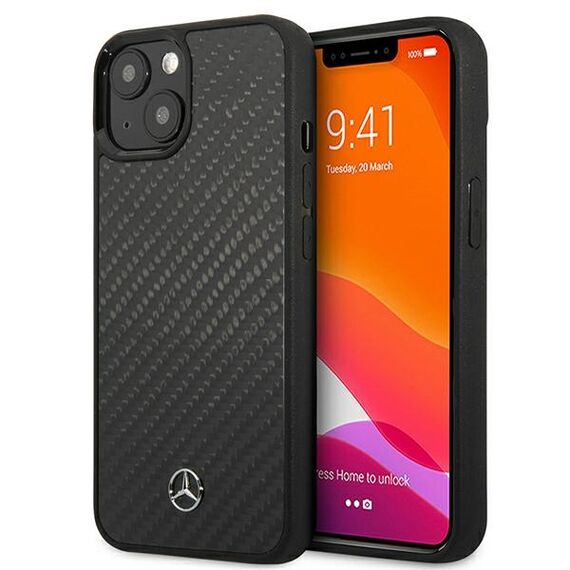 Mercedes MEHCP13SRCABK iPhone 13 mini 5,4" czarny/black carbon hardcase Dynamic Line | Techbox