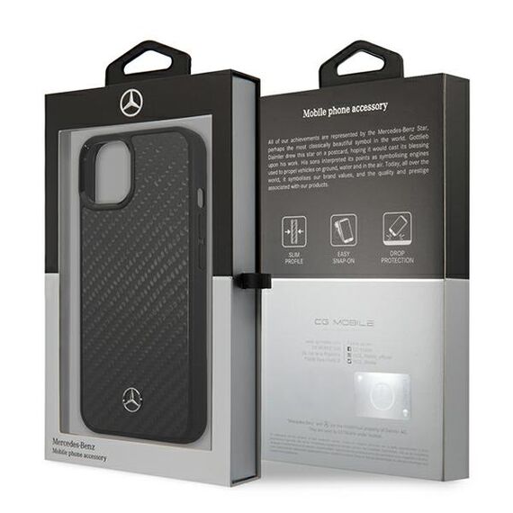 Mercedes MEHCP13SRCABK iPhone 13 mini 5,4" czarny/black carbon hardcase Dynamic Line | Techbox