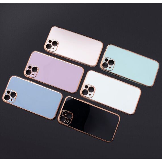Lighting Color Case for Xiaomi Redmi Note 11 Pro gel cover with gold frame white - Xiaomi Cases - Cases - Techbox