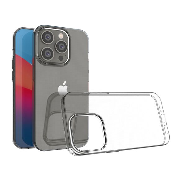 Ultra Clear 0.5mm iPhone 14 Pro cover gel transparent | Techbox