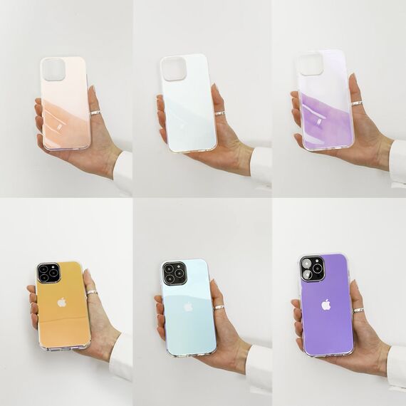 Aurora Case Case for iPhone 13 Neon Gel Cover Gold - Apple Cases - Cases - Techbox