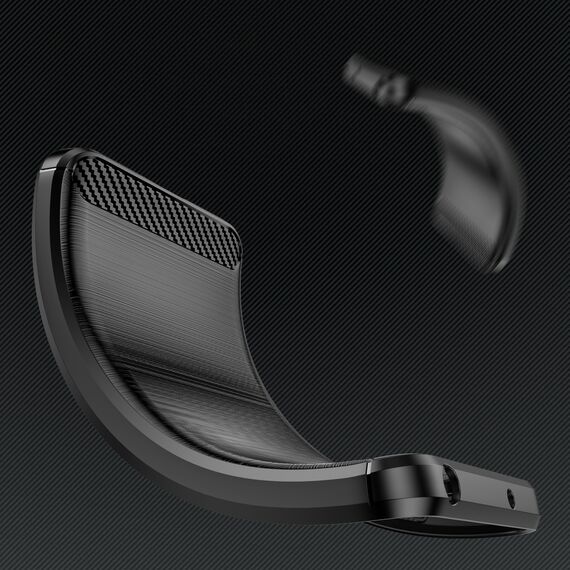 Carbon Case for iPhone 14 Plus flexible gel back cover black | Techbox
