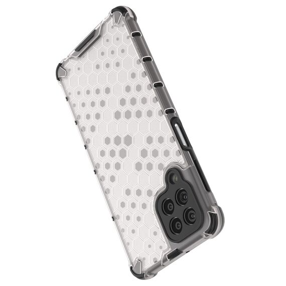 Honeycomb case armored cover with a gel frame for Samsung Galaxy M53 5G transparent - Samsung Cases - Cases - Techbox