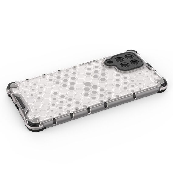 Honeycomb case armored cover with a gel frame for Samsung Galaxy M53 5G transparent - Samsung Cases - Cases - Techbox