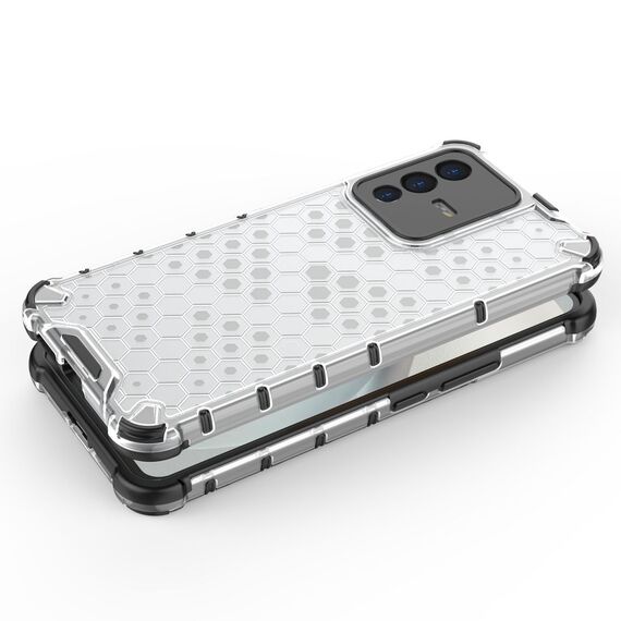 Honeycomb case armored cover with a gel frame for Vivo V23 5G transparent - Uncategorized Cases (2) - Cases - Techbox