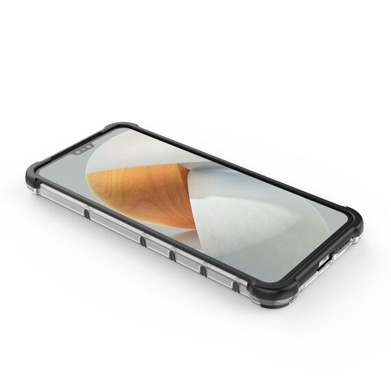 Honeycomb case armored cover with a gel frame for Vivo V23 5G transparent - Uncategorized Cases (2) - Cases - Techbox