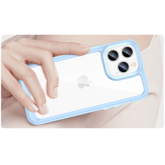 Outer Space Case iPhone 14 Pro hard cover with a gel frame blue | Techbox