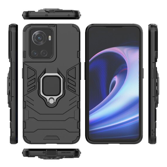 Ring Armor armored hybrid case cover + magnetic holder for OnePlus Ace black | Techbox