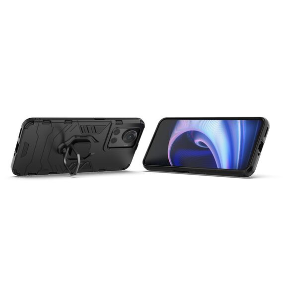 Ring Armor armored hybrid case cover + magnetic holder for OnePlus Ace black | Techbox
