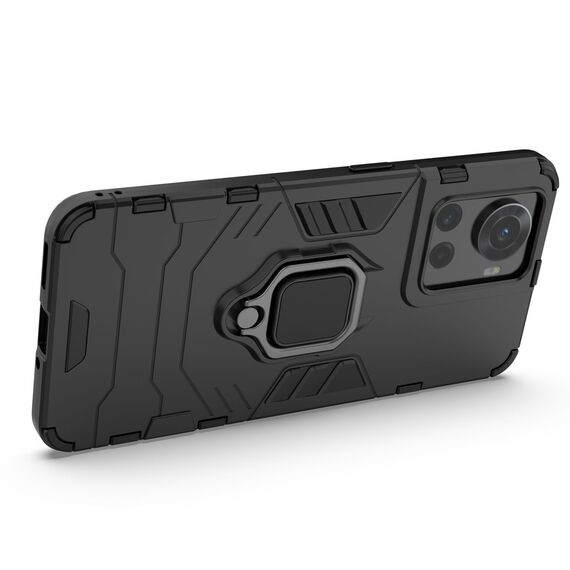 Ring Armor armored hybrid case cover + magnetic holder for OnePlus Ace black | Techbox