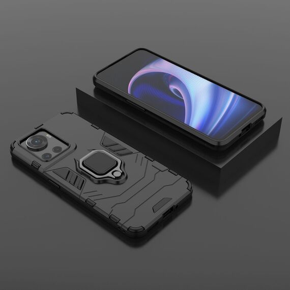 Ring Armor armored hybrid case cover + magnetic holder for OnePlus Ace black | Techbox